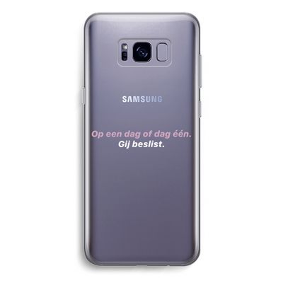 gij beslist: Samsung Galaxy S8 Plus Transparant Hoesje