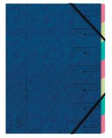 Exacompta Sorteermap 7-delig, blauw Exacompta Sorteermap 7-delig, blauw