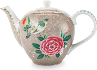 Pip Studio Blushing Birds 750ml theepot (Kleur: blauw) Pip Studio Blushing Birds 750ml theepot (Kleur: blauw)