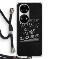 Risk loss: Huawei P50 Pro Transparant Hoesje met koord