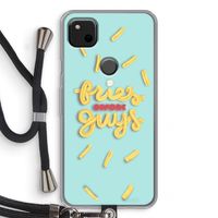 Always fries: Pixel 4a Transparant Hoesje met koord