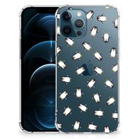 Doorzichtige Silicone Hoesje voor iPhone 12 | 12 Pro Pinguïn