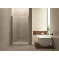 Wiesbaden dubbele pendeldeur in nis 900x2000 6 mm NANO glas - thumbnail