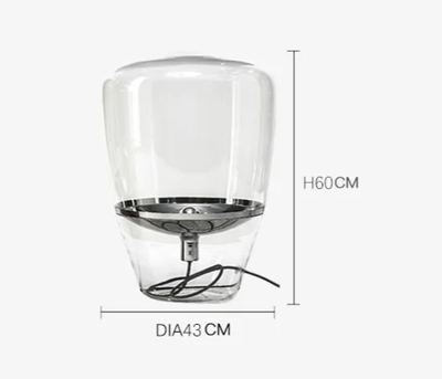 AuroraGlow - Scandinavische Designer Glazen Tafellamp LED