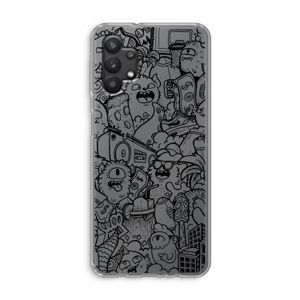 Vexx Black City : Samsung Galaxy A32 5G Transparant Hoesje