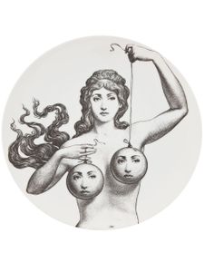 Fornasetti assiette "Tema e variazioni" - Noir