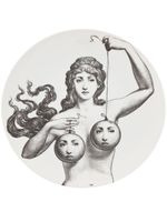 Fornasetti assiette "Tema e variazioni" - Noir - thumbnail