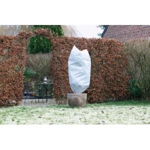 Winterafdekhoes met koord 50 g/m2 wit - 100 x 150 cm