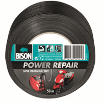 Bison Power Repair Zwart | Rol | 50 m - 6311865