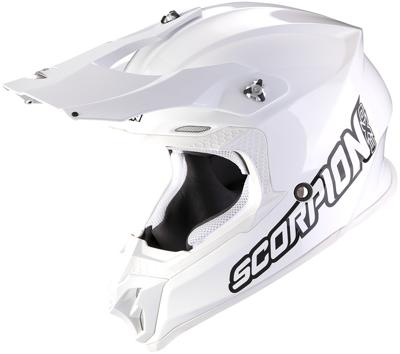 SCORPION VX-16 Evo Air Solid, Motorcross helm, Wit