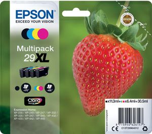 Epson inktcartridge 29XL, 450-470 pagina's, OEM C13T29964012, 4 kleuren