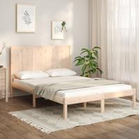 Bedframe zonder matras massief grenenhout 140x190 cm