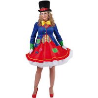 Clown verkleedkostuum voor dames 42 (XL)  - - thumbnail