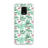 Flamingo bladeren: Xiaomi Redmi Note 10 Lite Transparant Hoesje