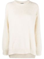 Jil Sander long-sleeved textured-finish jumper - Tons neutres