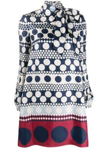Valentino Garavani robe droite à pois - Blanc