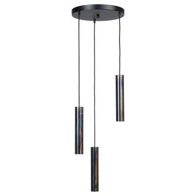 Masterlight HanglampRun 3-lichts zwart gunmetal - 2382-05-66-35-3