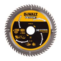 DeWalt Accessoires DT99564-QZ XR Cirkelzaagblad 190x30mm 60T CSB - DT99564-QZ - thumbnail