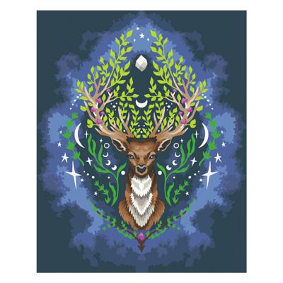 Ravensburger Creart schilderen op nummer - pixie cold: mystic deer