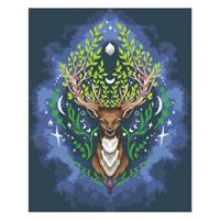 Ravensburger Creart schilderen op nummer - pixie cold: mystic deer Ravensburger Creart schilderen op nummer - pixie cold: mystic deer