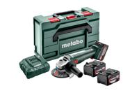 Metabo W 18 L 9-125 quick set Accu-haakse slijper | 18V | 3X4AH LI-POWER | 165 L 602249960