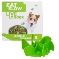 Eat Slow Live Longer Gobble Stopper Groen S