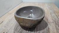 Waskom riviersteen RS250325, 38x36x15 cm