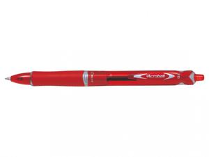 Pilot Acroball Rood Intrekbare balpen met klembevestiging Medium