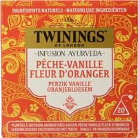 Twinings Ayurveda vanilla perzik oranjebloesem Twinings Ayurveda vanilla perzik oranjebloesem