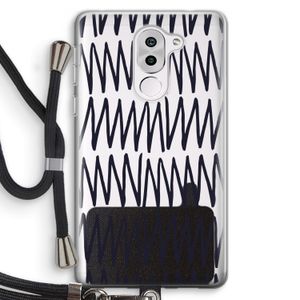 Marrakech Zigzag: Honor 6X Transparant Hoesje met koord
