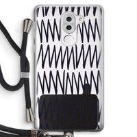 Marrakech Zigzag: Honor 6X Transparant Hoesje met koord