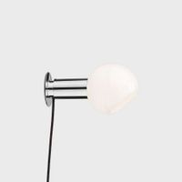 Anour Donya Sphere Wandlamp - Gepolijst roestvrij staal