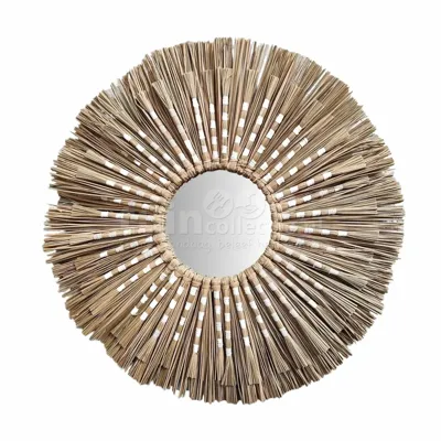 Spiegel Rond Zeegras Ø60cm Spiegel Rond Zeegras Ø60cm