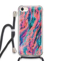 Electric Times: iPhone 8 Transparant Hoesje met koord