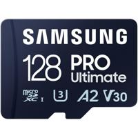 Samsung Pro Ultimate 128GB + SD-adapter Micro SD-kaart Blauw
