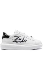 Karl Lagerfeld baskets Kapri Signia en cuir - Blanc - thumbnail