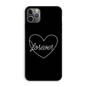Forever heart black: iPhone 11 Pro Max Tough Case