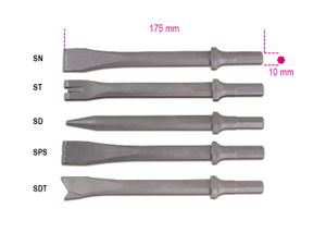 Beta 1940 E10/ST-chisels for air hammers 1940E10/ST - 019400041