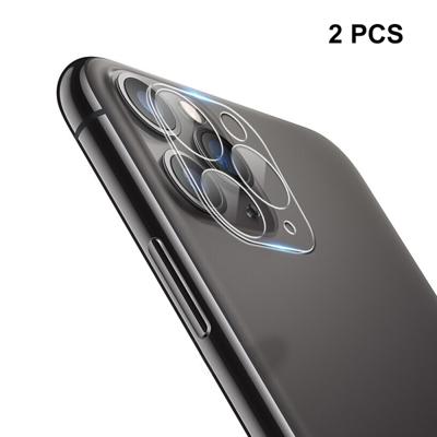 2 stk ENKAY Hat-Prins 9H achterste camera lens gehard glas film volledige dekking beschermer voor iPhone 11 Pro/11 Pro Max