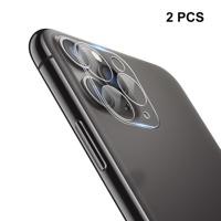 2 stk ENKAY Hat-Prins 9H achterste camera lens gehard glas film volledige dekking beschermer voor iPhone 11 Pro/11 Pro Max