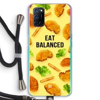 Eat Balanced: Oppo A72 Transparant Hoesje met koord