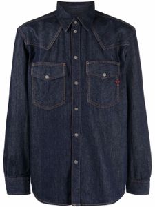 Diesel chemise en jean à manches longues - Bleu