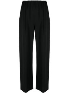 Giorgio Armani pantalon ample en soie - Noir