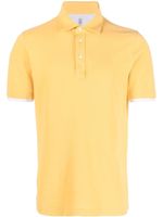 Brunello Cucinelli polo à design superposé - Jaune