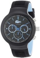 Lacoste horlogeband 2010720 / LC-61-1-29-2347 Rubber Zwart 16mm - thumbnail