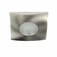 LED lamp armatuur vierkant NIKKEL IP65 waterdicht