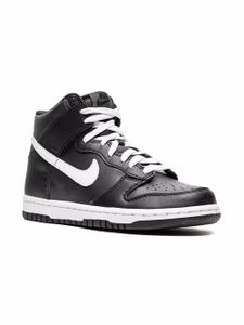 Nike Kids baskets montantes Dunk - Noir