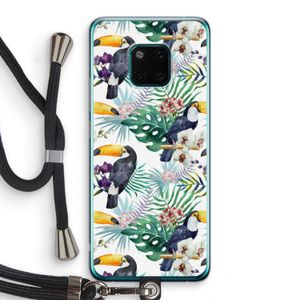 Tukans: Huawei Mate 20 Pro Transparant Hoesje met koord