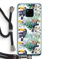 Tukans: Huawei Mate 20 Pro Transparant Hoesje met koord