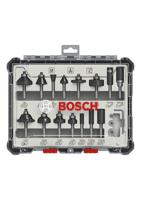 Bosch Accessories Freesset, 1/4 inch schacht, 15-delig 2607017473